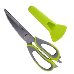 Stanbon Multifunction Kitchen Scissors Stainless Steel Heavy Duty Kitchen Shears With Ultra Sharp Magnetic Holder