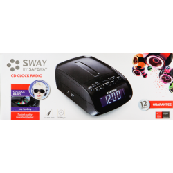 SWAY Cd Clock Radio Cr1005