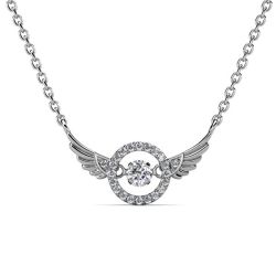 DESTINY Dancing Angel Necklace With Swarovski Crystals