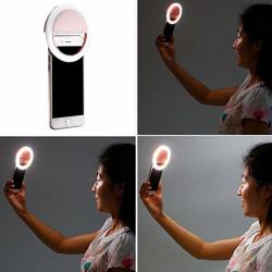 Dreamvan Selfie Round Shape Light Selfie LED Camera Fill Light Macro & Ringlight Flashes