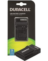 Duracell DRS5963 Charger For Sony NP-BX1 Battery Black