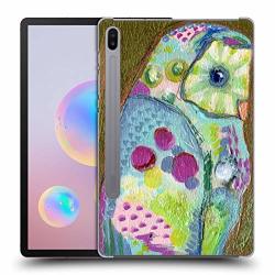 Official Wyanne Shy One Owl Hard Back Case Compatible For Samsung Galaxy Tab S6 2019