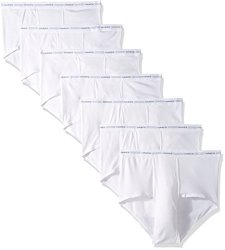 Hanes Men's No Ride Up Briefs With Comfort Flex Waistband - Xx-large - White 7PACK