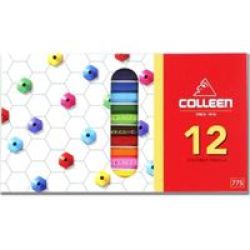 Pencil Crayons - Assorted Colours Box Of 12