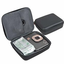 Hermitshell Hard Eva Travel Case For Fujifilm Instax MINI Liplay Hybrid Instant Camera For Camera+film Black
