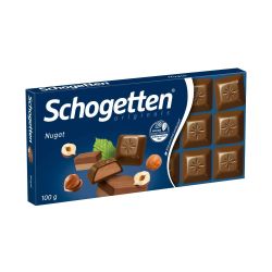 Schogetten Hazelnut Nougat Alpine Milk Chocolate - 100G