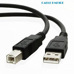 Cable Empire USB Cable For Hp Photosmart C3183 All-in-one Scanner Copier Printer 10 Feet By