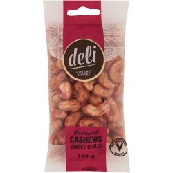 Deli Cashew Nuts Sweet Chilli 100G