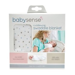Babysense Cuddlewrap Swaddle Blanket Blue