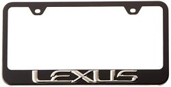 Lexus 3D Polished Stainless Steel License Frame