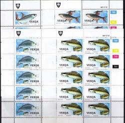 Venda Freshwater Fish Set Of 4 Full Sheets