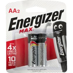 Energizer Max Aa - 2 Pack Moq 20 - E300305701