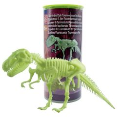 Glow-in-the-dark Tyrannosaurus Rex Skeleton: 25CM X 10CM