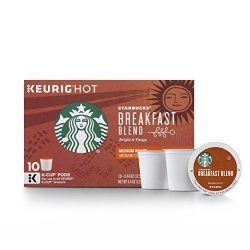 Starbucks Breakfast Blend Medium Roast Single Cup Coffee For Keurig Brewers 6 Boxes Of 10 60 Total K-cup Pods
