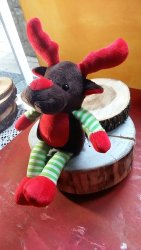 How Cute Brand New Xmas Reindeer Soft Plush Toy