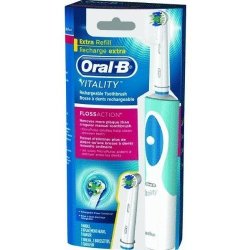 Oral B Vitality Flossaction Vitality Floss Action Rechargeable Power Toothbrush