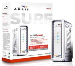Arris Next-generation Surfboard SB8200 Docsis 3.1 Cable Modem - Retail Packaging- White
