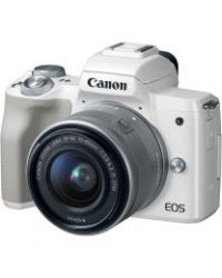 Canon Eos M50 Mirrorless Camera + 15-45MM Lens White