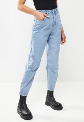 Missguided Super Wide Leg Tapered Jean - Blue