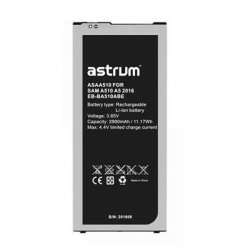 Astrum Replacement Battery ASAA510 For Samsung A510 A5 2016 EB-BA510 2900MAH