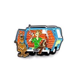 Shaggy Scooby-doo Stoners Pin Mystery Machine Trippy 420 Alt Art Pin