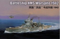British Hms "warspite" Battleship 1 350 Scale New Variant - Plastic Model Kit Trump05325
