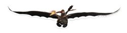 How To Train Your Dragon 2 Hiccup Dragon Rider Sticker
