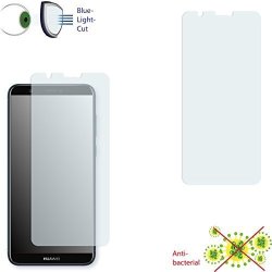 2 X Disagu Clearscreen Screen Protection Film For Huawei P Smart Antibacterial Blue-light-cutting Protective Film Intentionally Smaller Than The Display Due To Its Curved Surface