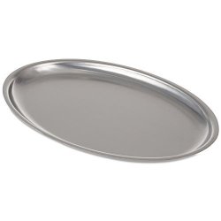 Jb Prince Stainless Steel Oval Sizzle Platter