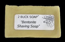 Imported 2 Buck Bentonite Shaving Soap Bar 4OZ