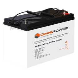 Omnipower Carbon 100AH 12V Deep Cycle Battery Opc
