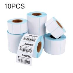 10 Pcs 40X20X1500MM Self-adhesive Thermal Barcode Label Paper