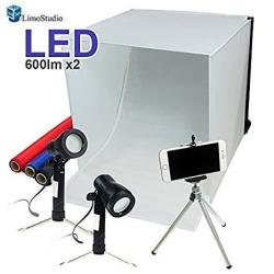 Limostudio 16 X 16 Photography Studio LED Lighting Photo Light Box Kit Portable Photo Shooting Tent AGG349