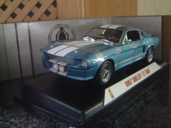 '67 Shelby Gt 500 Eleanor's Sister Lovely L blue Die Cast Sc 1 18 Shelby Collectibles G teed