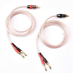 Audio 2000s E90106P2 1/4 to 1/4 14 AWG 6 Feet Speaker Cable 2 Pack