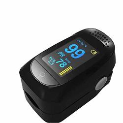 Madala Blood Oxygen Saturation Monitor Heart Rate And Fast SPO2 Reading Oxygen Meter With Large Digital Oled Display -protective Pouchand And Lanyard Included