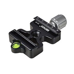 Mengs DC-50 Multifunction Clamp Aluminum Alloy For Manfrotto 200PL-14 Arca-swiss Plate And Tripod Monopod Compatible With Manfrotto 200PL-14 And Arca-swiss Standard