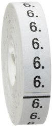 Morris Products 21226 Wire Marker Refill Rolls 6 Pack Of 10