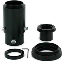 DELUXE Telescope Camera Adapter Kit For Nikon Slr Dslr - 1.25 Variable Eyepiece Projection & Prime Focus
