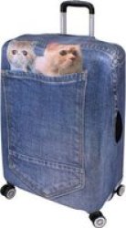 Stretch Luggage Cover 28 Inch - Cats