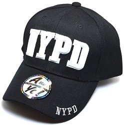 WORK Ablessyo Department Curved Visor Baseball Cap Hat AYO1083 Nypd : Black