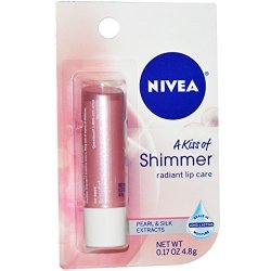 Nivea Shimmer Radiant Lip Care 0.17 Oz 4.8 G Pack Of 3
