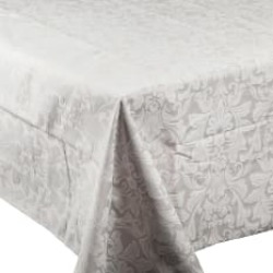 Palace Damask Tablecloth Cream G 10 Seater