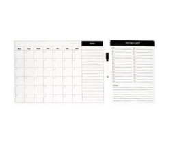 Magnetic Fridge Calendar Planner And Magnetic To Do List- Whiteboard