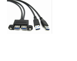 USB 3.0 2 Am To 2-AF 0.5M