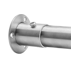 Deals On Stainless Steel Closet Rod, Heavy Duty Tension Shower Curtain Rod