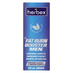 Herbex Mens Boost Fat Burn Drops 50ML