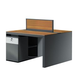 Gof Furniture - Zora Office Workstation Ebony