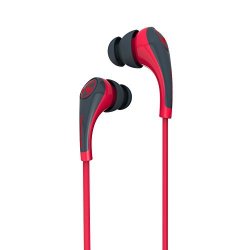 Ifrogz IFPZMB-RD0 Ear Pollution Plugz Earbuds For Mobile Devices Red