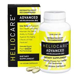 Heliocare Advanced Nicotinamide B3 Supplement: Niacinamide 250MG And Fernblock Ple Extract 120MG Per Capsule - Helps Support Skin Cell Health W antioxidant Rich Vitamin B3